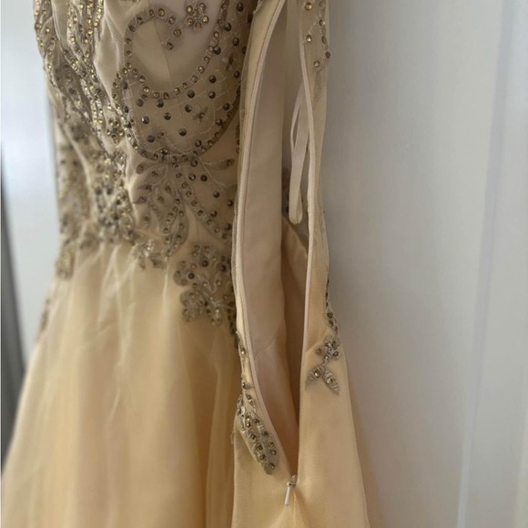 ⋆｡𖦹˚.★ Gold Dress ⋆｡𖦹˚.★ - Picture 4 of 5